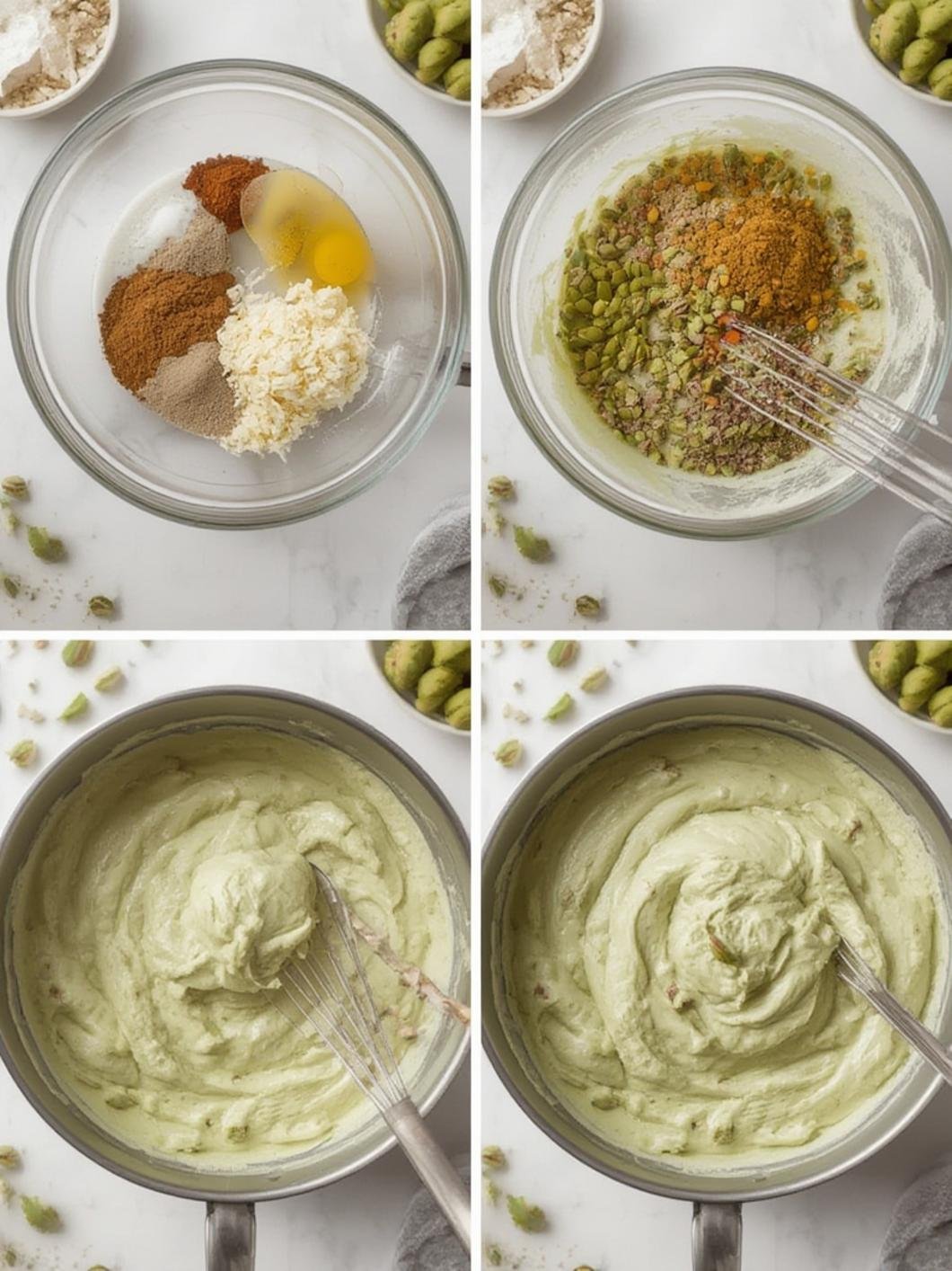 how to make pistachio cream